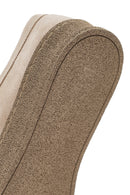 Kadın Bej Süet Deri Maskülen Ayakkabı | Derimod Kadın Bej Süet Deri Maskülen Ayakkabı | Derimod