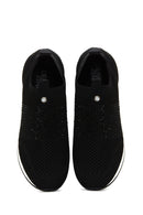 Derimod Zero Women's Black Thick Soled Stone Sneaker | Derimod Derimod Zero Women's Black Thick Soled Stone Sneaker | Derimod