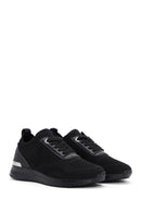 Derimod Zero Women's Black Thick Soled Sneaker | Derimod Derimod Zero Women's Black Thick Soled Sneaker | Derimod