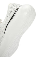 Derimod Zero Women's White Thick Soled Stone Sneaker | Derimod Derimod Zero Women's White Thick Soled Stone Sneaker | Derimod