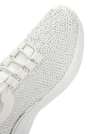 Derimod Zero Women's White Thick Soled Stone Sneaker | Derimod Derimod Zero Women's White Thick Soled Stone Sneaker | Derimod