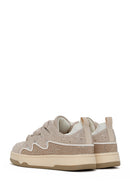 Kadın Bej Taşlı Sneaker | Derimod Kadın Bej Taşlı Sneaker | Derimod