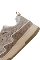 Kadın Bej Taşlı Sneaker | Derimod Kadın Bej Taşlı Sneaker | Derimod