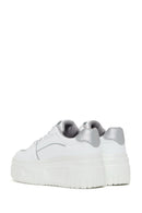 Women's White Thick Soled Sneaker | Derimod Women's White Thick Soled Sneaker | Derimod