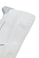 Women's White Thick Soled Sneaker | Derimod Women's White Thick Soled Sneaker | Derimod