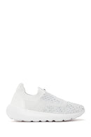Derimod Zero Women's White Thick Soled Fabric Sneaker | Derimod Derimod Zero Women's White Thick Soled Fabric Sneaker | Derimod
