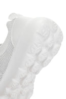 Derimod Zero Women's White Thick Soled Fabric Sneaker | Derimod Derimod Zero Women's White Thick Soled Fabric Sneaker | Derimod