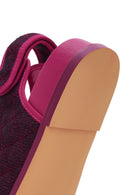 Kadın Pembe Bilekten Bantlı Sandalet | Derimod Kadın Pembe Bilekten Bantlı Sandalet | Derimod
