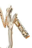 Women's Gold Ankle Strap High Heel Sandals | Derimod Women's Gold Ankle Strap High Heel Sandals | Derimod