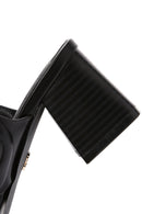 Kadın Siyah Kalın Topuklu Terlik | Derimod Kadın Siyah Kalın Topuklu Terlik | Derimod