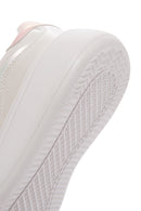 Women's White Lace-Up Thick Soled Sneaker | Derimod Women's White Lace-Up Thick Soled Sneaker | Derimod