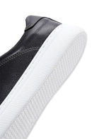 Kadın Siyah Deri Sneaker | Derimod Kadın Siyah Deri Sneaker | Derimod