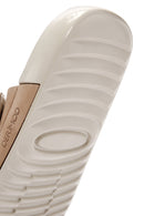 Kadın Bej Nubuk Deri Comfort Terlik | Derimod Kadın Bej Nubuk Deri Comfort Terlik | Derimod