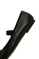 Women's Black Leather Ballerinas | Derimod Women's Black Leather Ballerinas | Derimod