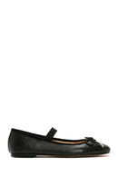 Women's Black Leather Ballerinas | Derimod Women's Black Leather Ballerinas | Derimod
