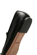 Women's Black Leather Ballerinas | Derimod Women's Black Leather Ballerinas | Derimod