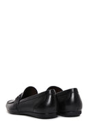 Erkek Siyah Baskılı Deri Casual Loafer | Derimod Erkek Siyah Baskılı Deri Casual Loafer | Derimod
