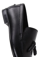 Erkek Siyah Püsküllü Deri Casual Loafer | Derimod Erkek Siyah Püsküllü Deri Casual Loafer | Derimod