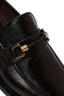 Erkek Kahverengi Deri Klasik Loafer | Derimod Erkek Kahverengi Deri Klasik Loafer | Derimod