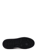 Men's Black Thick Sole Lace Up Leather Sneaker | Derimod Men's Black Thick Sole Lace Up Leather Sneaker | Derimod