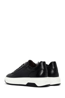 Men's Black Thick Sole Lace Up Leather Sneaker | Derimod Men's Black Thick Sole Lace Up Leather Sneaker | Derimod