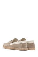 Erkek Bej Süet Deri Casual Loafer | Derimod Erkek Bej Süet Deri Casual Loafer | Derimod