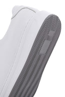 Men's White Lace-up Leather Sneaker | Derimod Men's White Lace-up Leather Sneaker | Derimod