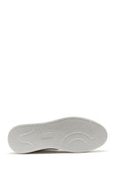 Erkek Beyaz Bağcıklı Deri Sneaker | Derimod Erkek Beyaz Bağcıklı Deri Sneaker | Derimod