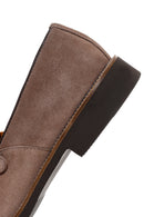 Erkek Vizon Süet Deri Casual Loafer | Derimod Erkek Vizon Süet Deri Casual Loafer | Derimod
