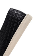 Erkek Siyah Örgü Deri Casual Loafer | Derimod Erkek Siyah Örgü Deri Casual Loafer | Derimod