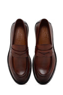 Erkek Kahverengi Deri Klasik Loafer | Derimod Erkek Kahverengi Deri Klasik Loafer | Derimod