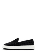 Erkek Siyah Kalın Tabanlı Örgü Deri Casual Loafer | Derimod Erkek Siyah Kalın Tabanlı Örgü Deri Casual Loafer | Derimod