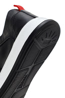 Erkek Siyah Bağcıklı Deri Sneaker | Derimod Erkek Siyah Bağcıklı Deri Sneaker | Derimod
