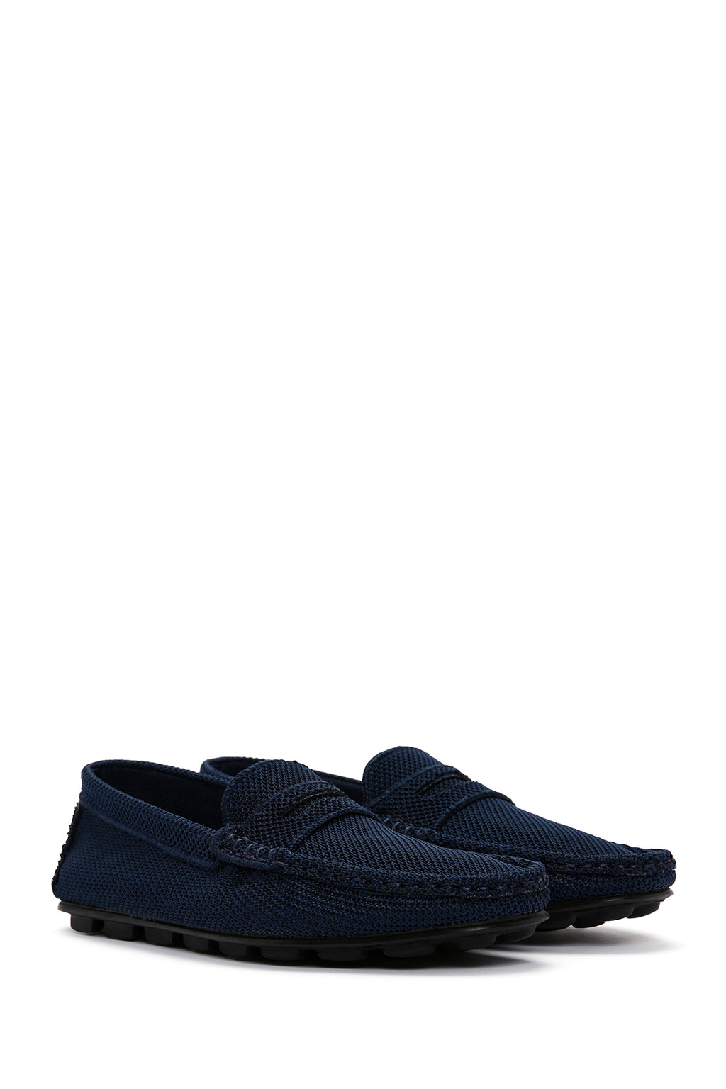 Erkek Lacivert Kumaş Loafer