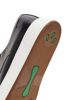 Men's Black Lace-up Leather Sneaker | Derimod Men's Black Lace-up Leather Sneaker | Derimod