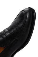 Erkek Siyah Deri Loafer | Derimod Erkek Siyah Deri Loafer | Derimod