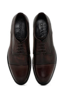 Men's Brown Laced Leather Classic Shoes | Derimod Men's Brown Laced Leather Classic Shoes | Derimod