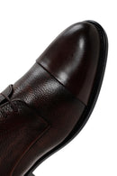 Men's Brown Laced Leather Classic Shoes | Derimod Men's Brown Laced Leather Classic Shoes | Derimod