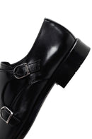 Men's Black Leather Monk Shoes | Derimod Men's Black Leather Monk Shoes | Derimod