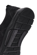 Men's Black Lace-Up Nubuck Leather Casual Sneaker | Derimod Men's Black Lace-Up Nubuck Leather Casual Sneaker | Derimod