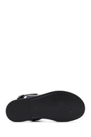 Men's Black Leather Sandals | Derimod Men's Black Leather Sandals | Derimod
