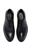 Men's Black Lace-Up Leather Casual Shoes | Derimod Men's Black Lace-Up Leather Casual Shoes | Derimod