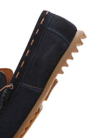 Erkek Lacivert Süet Deri Casual Loafer | Derimod Erkek Lacivert Süet Deri Casual Loafer | Derimod