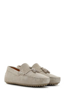 Men's Beige Suede Leather Loafer | Derimod Men's Beige Suede Leather Loafer | Derimod