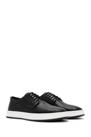 Men's Black Lace-up Leather Casual Shoes | Derimod Men's Black Lace-up Leather Casual Shoes | Derimod