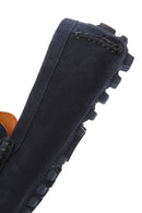 Derimod Fly Erkek Lacivert Süet Deri Loafer | Derimod Derimod Fly Erkek Lacivert Süet Deri Loafer | Derimod