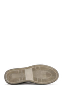 Erkek Bej Bağcıklı Süet Deri Sneaker | Derimod Erkek Bej Bağcıklı Süet Deri Sneaker | Derimod