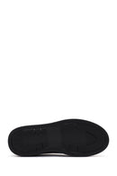 Men's Black Lace-up Leather Sneaker | Derimod Men's Black Lace-up Leather Sneaker | Derimod