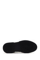 Men's Black Lace-Up Quilted Leather Casual Sneaker | Derimod Men's Black Lace-Up Quilted Leather Casual Sneaker | Derimod