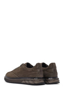 Men's Green Lace-Up Nubuck Leather Sneaker | Derimod Men's Green Lace-Up Nubuck Leather Sneaker | Derimod